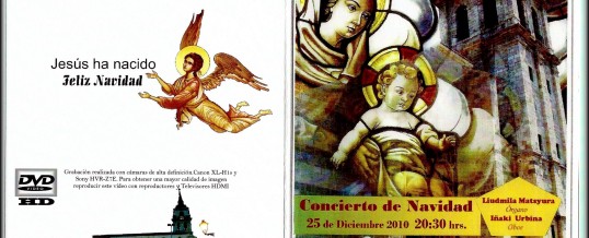 DVD – CONCIERTO DE NAVIDAD en la Catedral, 2010