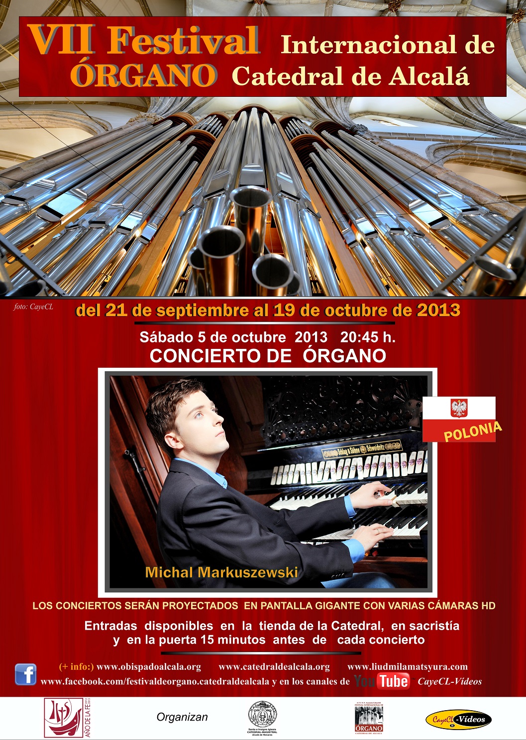 III concierto - VII Festival Internacional de órgano Catedral de Alcalá 2013