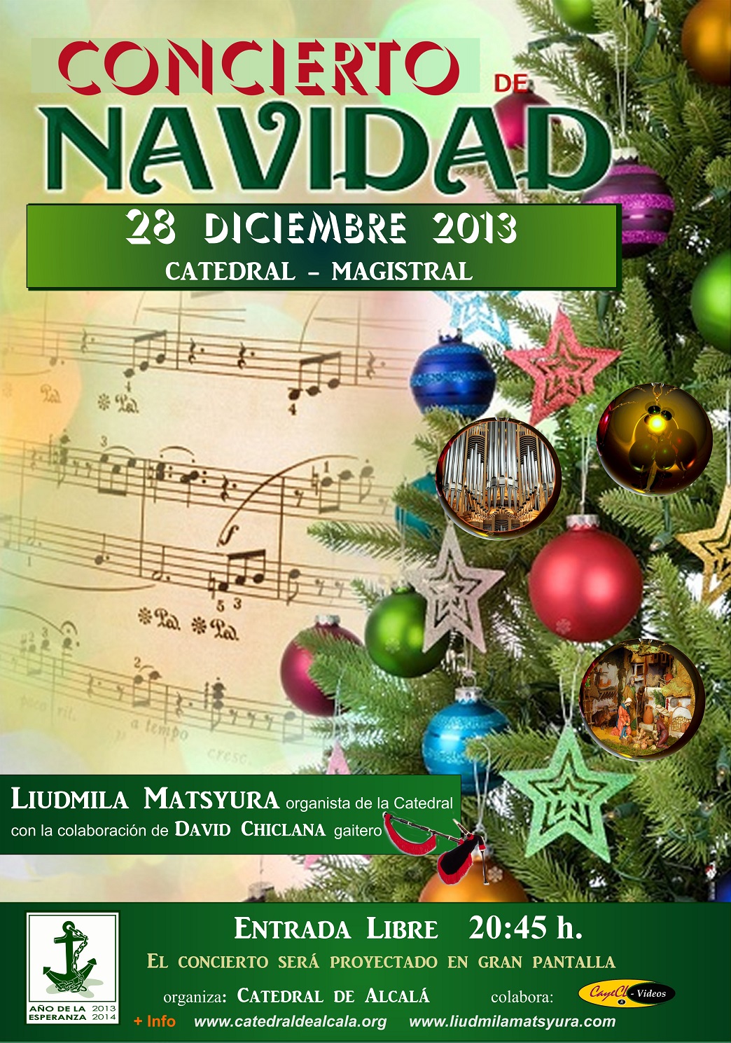 Concierto de Navidad -Liudmila Matsyura 28-12-2013