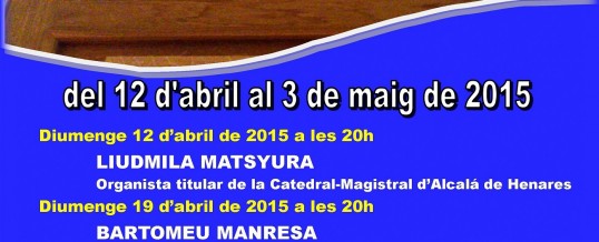 12 de abril 2015 – I Festival de órgano de Inca, Malloca