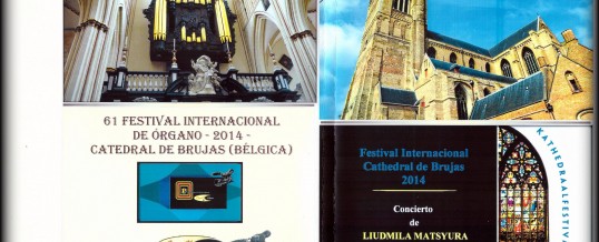 DVD – Catedral de Brujas – Bélgica, julio 2014