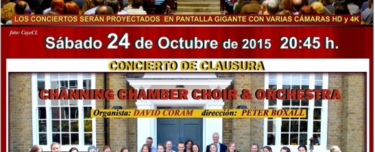24.10.2015 – Clausura del IX Festival Intenacional de órgano Catedral of Alcalá (Madrid)